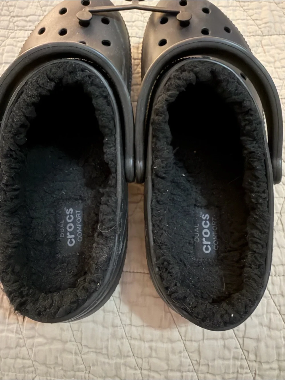 NWT Men’s Sz 9 Black Lined Clogs Classic
